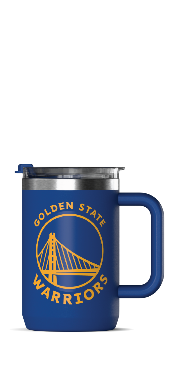 Hydrapeak NBA 18oz Insulated Coffee Mug - Stainless Steel Travel Cup with Handle & Flip Lid