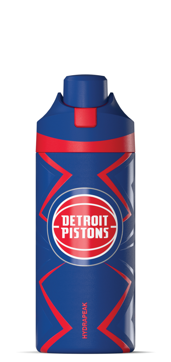 Hydrapeak NBA 20oz Oasis Insulated Kids Water Bottle - Push-Button Chug Lid